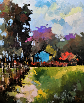 Roger FAGES - cabanon près d'EYBURIE (19)